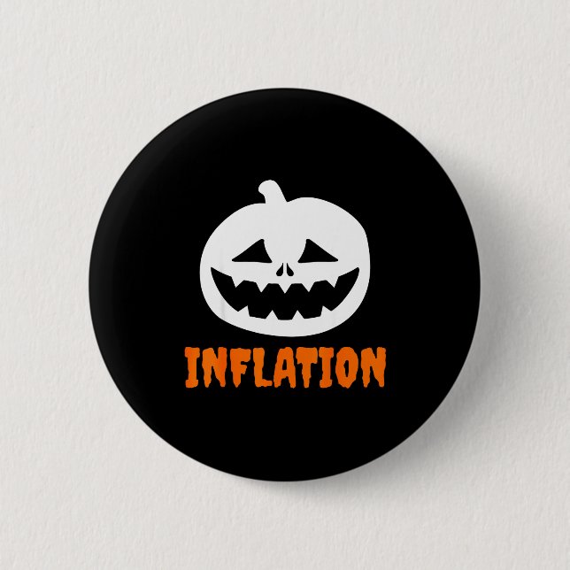 Funny Inflation Halloween Costume Couple Matching  Knapp (Framsida)
