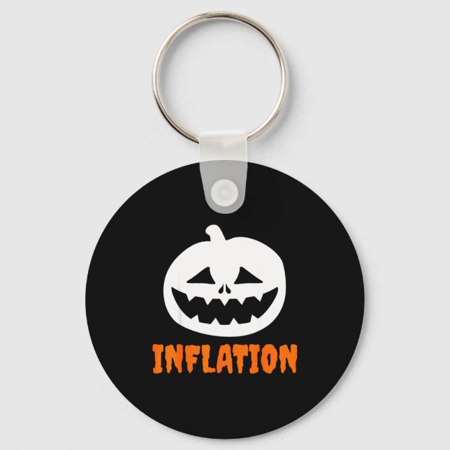 Funny Inflation Halloween Costume Couple Matching  Nyckelring (Framsida)
