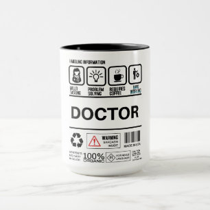 Funny information om hantering av kvinnlig Doktor Mugg