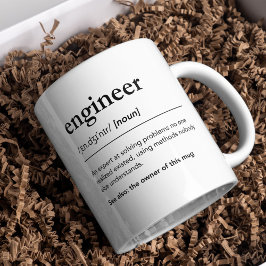 Funny Ingenjör Definition Engineering Humor Modern Kaffemugg