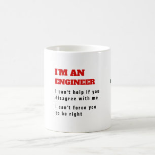 Funny INGENJÖR Engineering Quote Heat MAGIC Magisk Mugg
