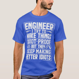 Funny Ingenjör för Coola Engineering Mechanic T Shirt