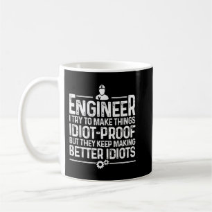 Funny Ingenjör Gift För manar Women Coola Engineer Kaffemugg