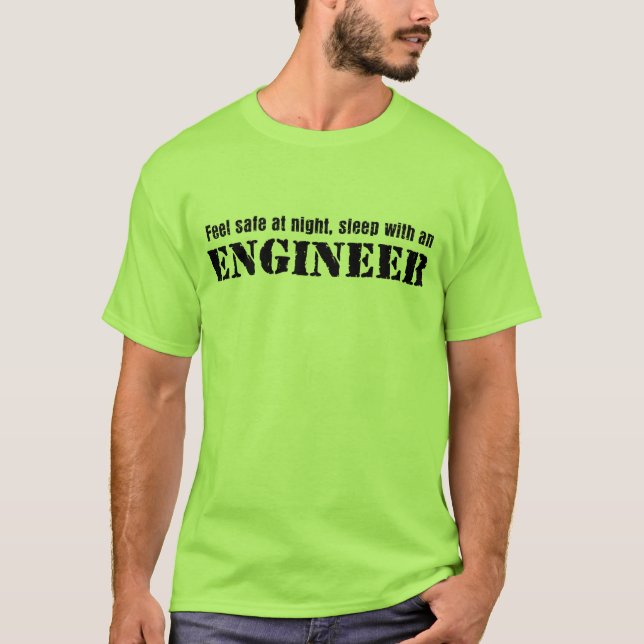 Funny Ingenjör Tee Shirt (Framsida)