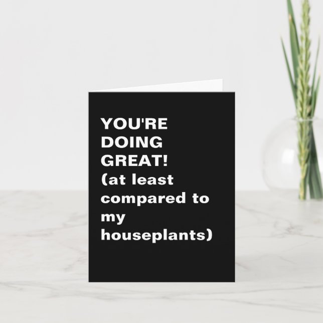 Funny Inspirational Sarcastic Pep Talk Quote Kort (Framsida)