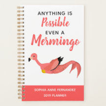 Funny inspirationell Sjöjungfru Flamingo Mermingo