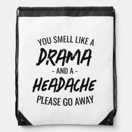 Funny Insulting Typography Drama And Headache Draw Gympapåse