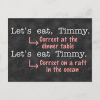Funny interpunktion Grammar Älskare Timmy Humor