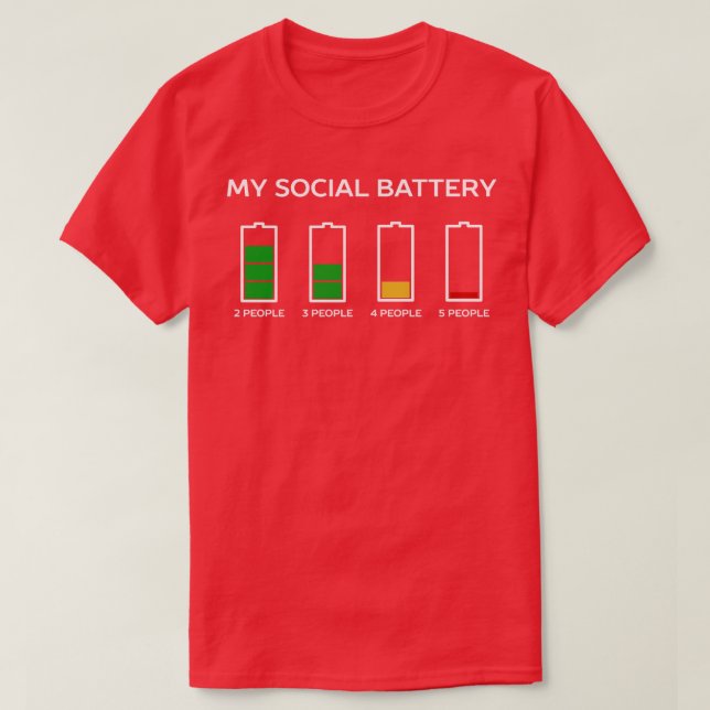 Funny Introvert Humor TShirt T Shirt (Design framsida)