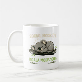 Funny Introvert Koala Coffee Mug Kaffemugg