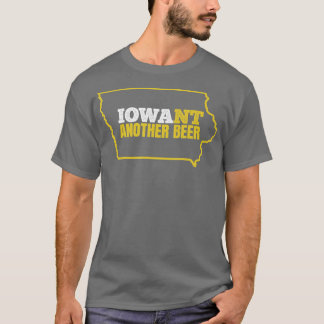 Funny Iowa Beer ShirtDistress Iowa State Karta T S Shirt