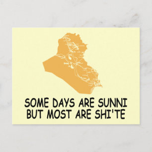 Funny Irak krig Vykort