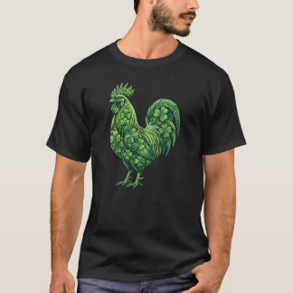 Funny Irish Chicken Rooster St. Patrick’s  T Shirt