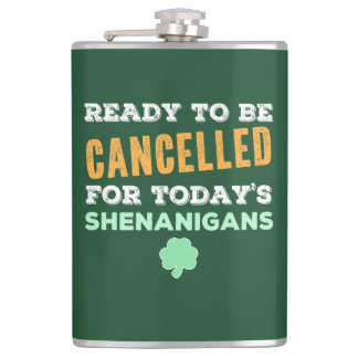 Funny Irish Drinking Shenanigans Cancelte Quote Fickplunta