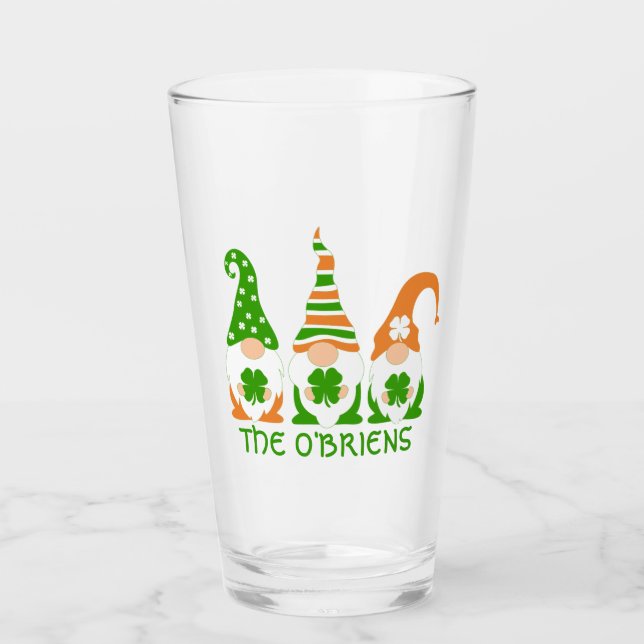 Funny Irish Gnomes Glaskopp (Framsida)
