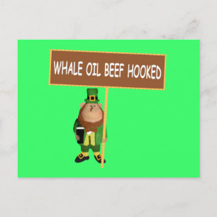 Funny Irish Leprechaun Vykort