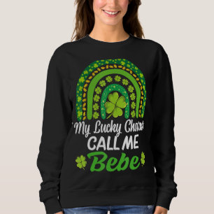 Funny Irish My Lucky Charms Bebe Rainbow St Patric T Shirt