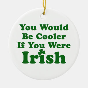 Funny Irish Sayed Julgransprydnad Keramik