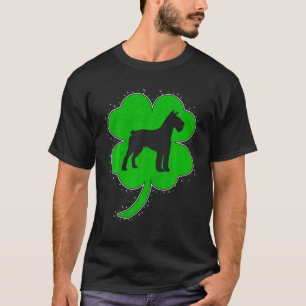 Funny Irish Shamrock Giant Schnauzer Hund St Patri T Shirt