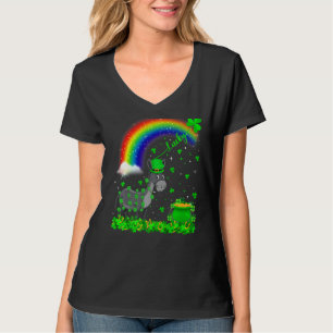 Funny Irish Shamrock Rainbow Lucky Mule St Patrick T Shirt