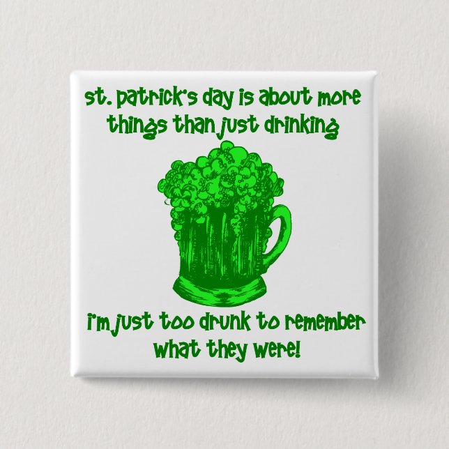 Funny Irish St Patricks Drinking Knapp (Framsida)