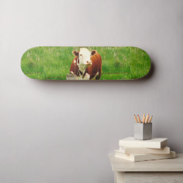 Funny Ironic Cow 4André Mini Skateboard Bräda 18,7 Cm