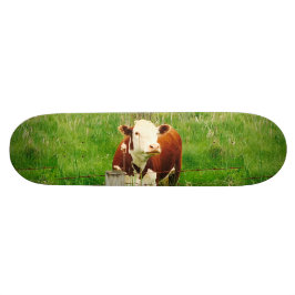 Funny Ironic Cow 4André Mini Skateboard Bräda 18,7 Cm