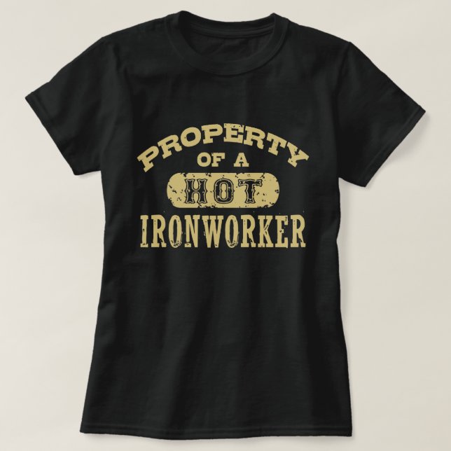 Funny Ironworking T-shirt (Design framsida)