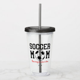 Funny isoccer Mamma Acrylic Tumbler Take Away Mugg