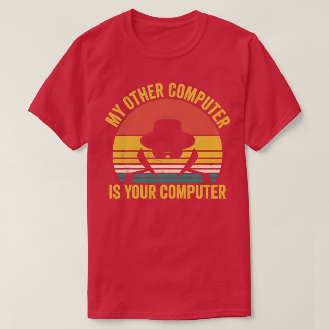Funny IT-säkerhet Cyber Securi T Shirt (Design framsida)