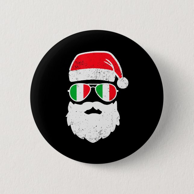 Funny Italian Christmas Pajama Funny Italian Match Knapp (Framsida)