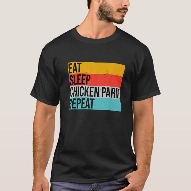 Funny Italian Foodie Parmesan, Design For Chicken  T Shirt (Framsida)