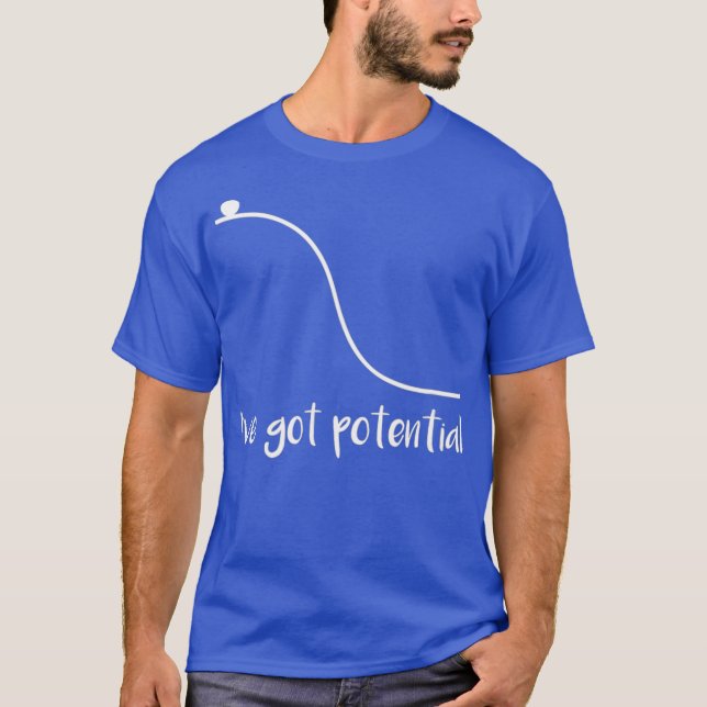 Funny Ive-Har Potential PhysiScience T Shirt (Framsida)