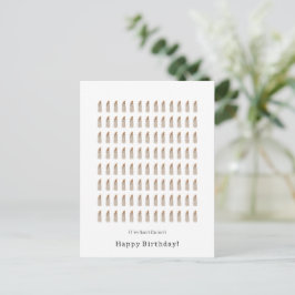 Funny I've Lost Count Happy Birthday Candles Card Vykort