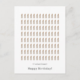 Funny I've Lost Count Happy Birthday Candles Card Vykort