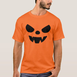 Funny Jack-o'-lantern Ansikte T Shirt