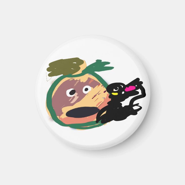 Funny Jack O Lenten Magnet (Framsidan)