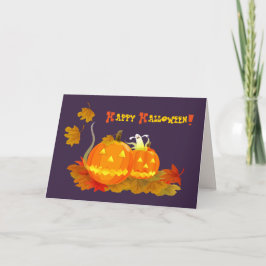Funny Jack O'Lanterns Halloween Kort