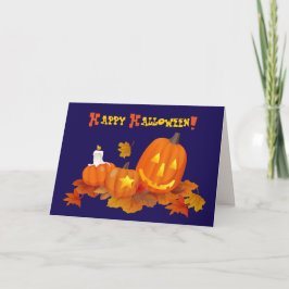 Funny Jack O'Lanterns Halloween Kort