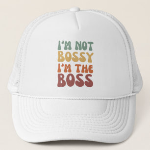 Funny Jag är inte Bossy, jag är CHEF T-Shirt Keps