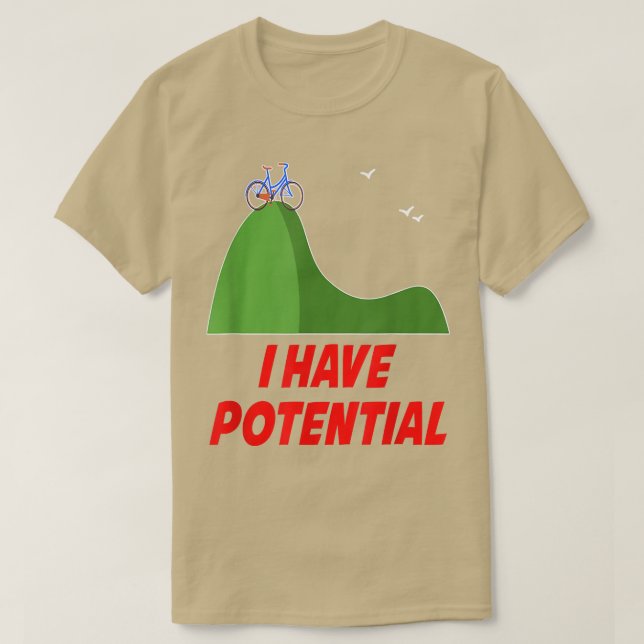 FUNNY JAG HAR POTENTIAL S Physics Science Teacher  T Shirt (Design framsida)