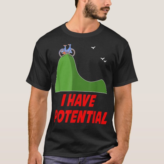 FUNNY JAG HAR POTENTIAL S Physics Science Teacher  T Shirt (Framsida)