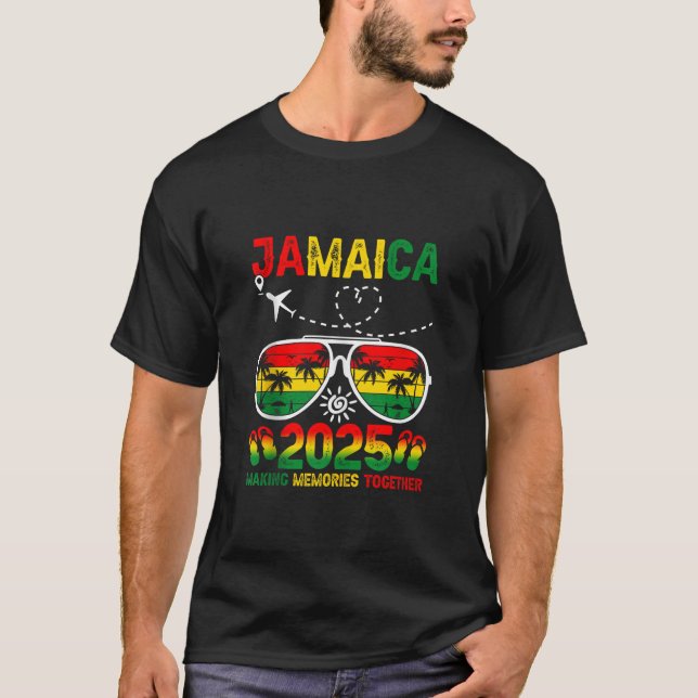 Funny Jamaica 2025 Making Memories Together Summer T Shirt (Framsida)