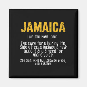 Funny Jamaica Definition Say Jamaican Patois Hu Magnet