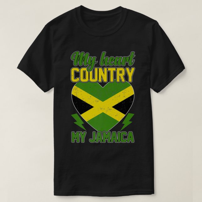 Funny Jamaica Flagga Handflatan Summer Vacation ec T Shirt (Design framsida)