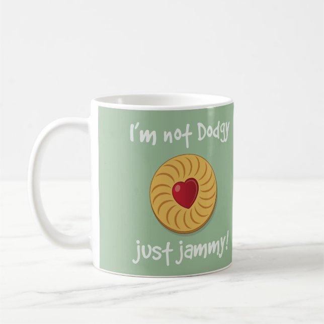 Funny Jammy Dodger Biscuit Mugg (Vänster)