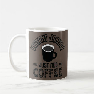 Funny Janitor Städning Depodian Coffee Älskare Kaffemugg