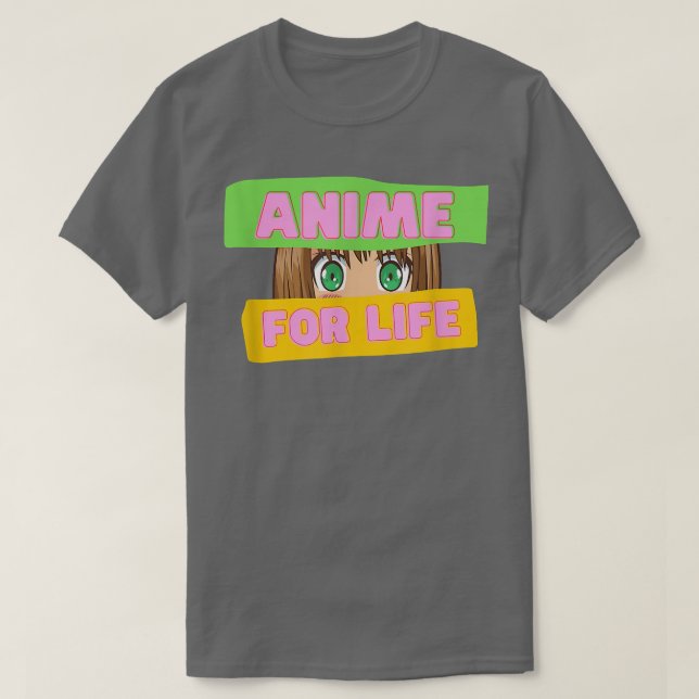 Funny Japanese Anime  Anime for Life  Japan Cultur T Shirt (Design framsida)