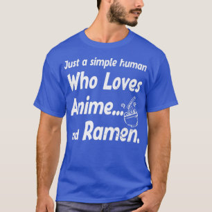 Funny japansk Bara en enkel människa som Kärlek An T Shirt