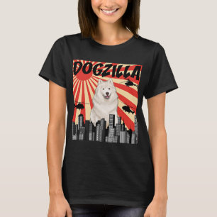 Funny japansk Dogzilla Samoyed 13 T Shirt